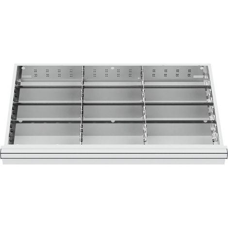 WS24 Schubladeneinteilung Metalleinteilung BLH 150/175 mm Innenmaß 800 x 450 mm - WS24-100304