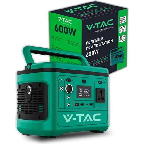 Accumulatore al Litio 568Wh 500W Ricaricabile Compatibile con Fotovoltaico Portatile (1/5)