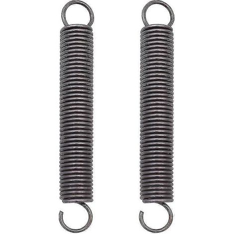 Lot de 2 ressorts d'extension en acier avec double crochet, 2 x 18 x 150 mm comprimés : (1/4)
