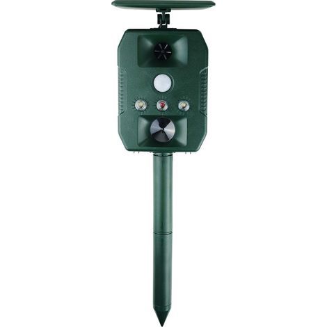 Ultrasonic Mouse Repellent for Outdoor Use, Ultrasonic Bird Repellent, Multifunctional Solar-Powered Animal Repellent, 7.5cm x 4.3cm x 25cm (1/5)