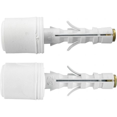 TASSELLO NYLON PARACOLPO 'HTS10' mm. 9/40 - pz. 2 bianco  - Blister Koncreto