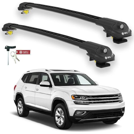 TURTLE kompatibel mit Volkswagen Atlas 2018-2025 Dachträger Air1 Schwarz (1/5)