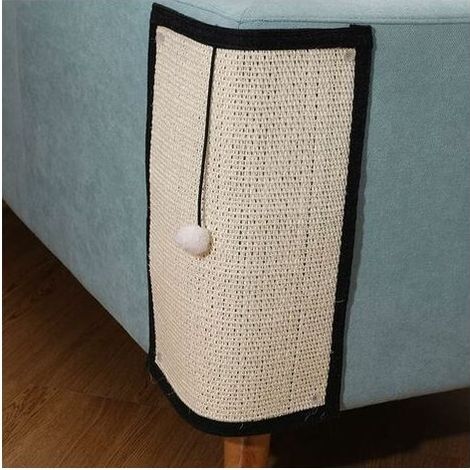 Sisal-Kratzmatte für Katzen – Kratzmatte aus Karton – Wandschutz – Kratzschutz – Sofa – Ecke – Katzenkratzbrett (1/5)