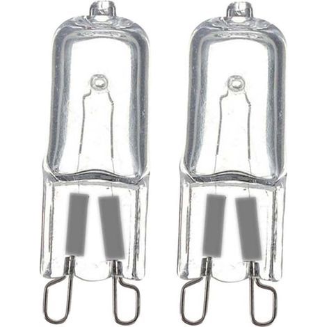 Ampoule G9, lampe halogène G9 à intensité variable, blanc chaud 2800K (33W 460 Lumen, 10 PCS) [Classe énergétique F] (1/4)
