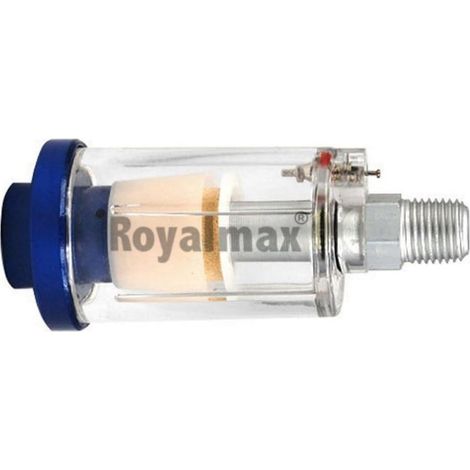 1/4" Mini Filtre À Eau Huile Séparateur d'Eau Filtre Pour Compresseur Air Spray (1/5)