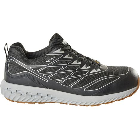 Mascot MASCOT® FOOTWEAR MOVE Sicherheitshalbschuhe S1P ESD SRC Gr.46 schwarz/silber (1/4)