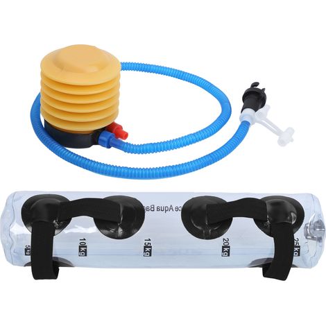 Sac de musculation en PVC pliable, support de poids pour yoga, entraînement de force et fitness, renforcement musculaire avec eau (1/5)