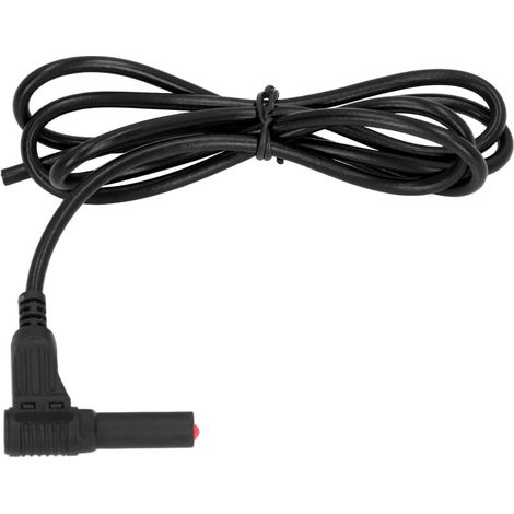 2er-Pack Multimeter-Messleitungen mit 4-mm-Bananenstecker, Messing, Schwarz, Spannungsprüfer-Messkabel (1/5)