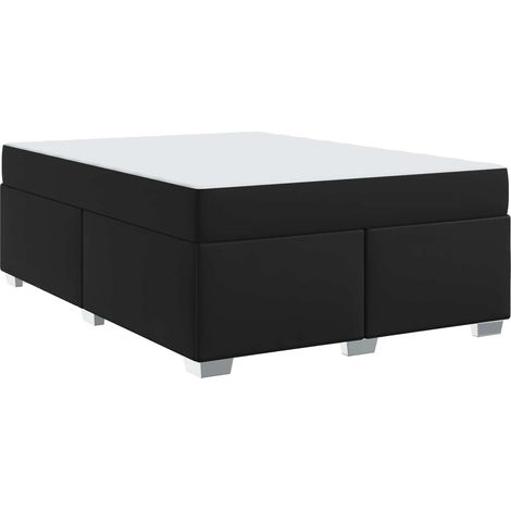 Maison Exclusive - Estructura de cama con colchón Negro 160 x 200