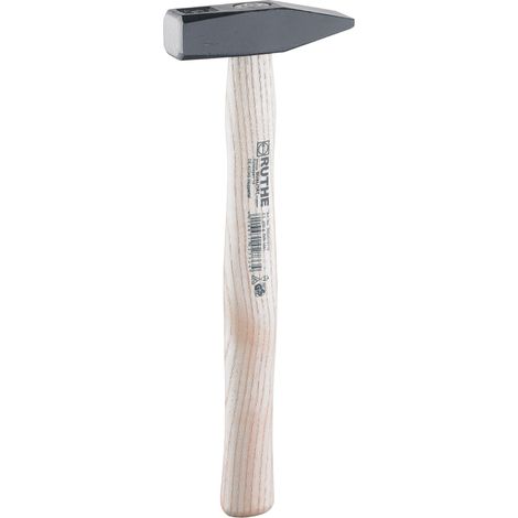 Martillo de cerrajero DIN 1041 con mango de madera de fresno, 300g Ruthe 3003010119