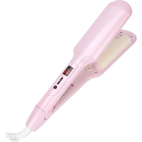 Fer à friser intelligent à température constante, chauffage rapide PTC en 30s, rotation 360°, double tube, lisseur ondulateur pour voyage, prise CN 220V (1/5)