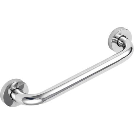 Maniglione di sicurezza a parete in acciaio inox per bagno, per disabili e anziani (30 cm) (1/4)