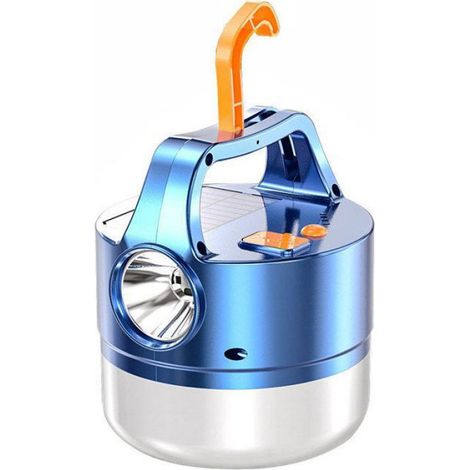 Lanterne De Camping - Lampe LED Rechargeable 2400 mAh - Étanche Multifonctionnelle Torche Table Suspension - 1 Pièce (1/4)