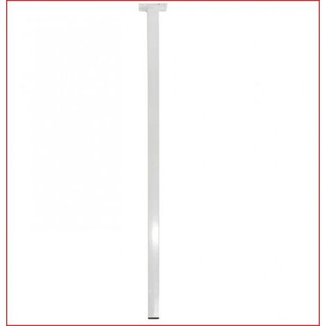 PATA MESA 3-25X25X700 ACERO BLANCO (D) - AMIG