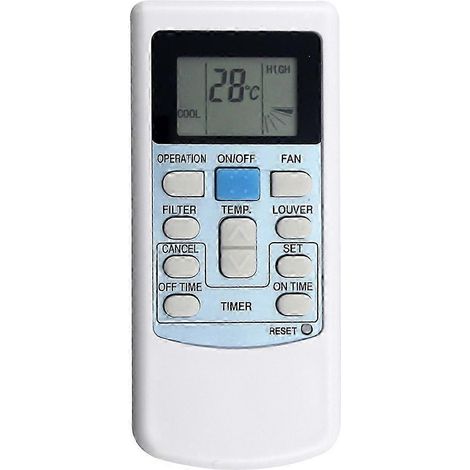 Télécommande de remplacement pour climatiseur Hitachi PC-LH3A (1/5)