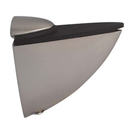 REGGIVETRO A MORSETTO SOLE - ZAMA CROMO SATINATO MM 75X55 S. MAX MM 25- 6 pezzi