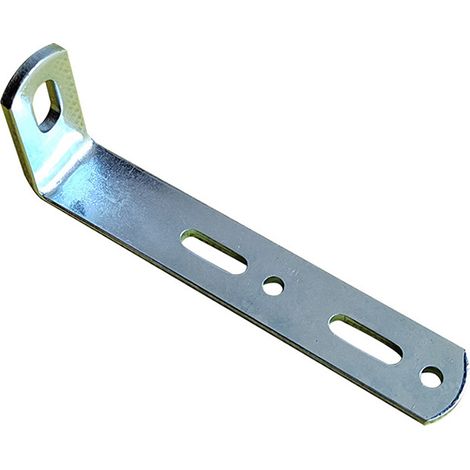SHINING HOUSE 10 pièces Equerre de fixation, 90x35x15mm, supports en acier en forme de L, avec des trous de fente réglables, épaisseur de 3mm