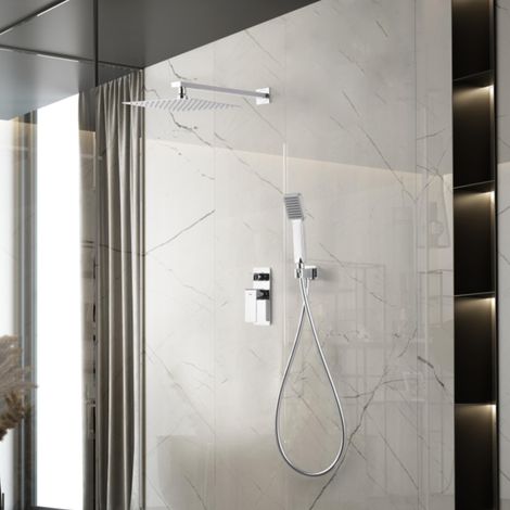 IMEX - columna ducha empotrada con grifo cromado