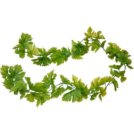 Guirlande de feuilles de vigne UV 76 feuilles - H 150 cm
