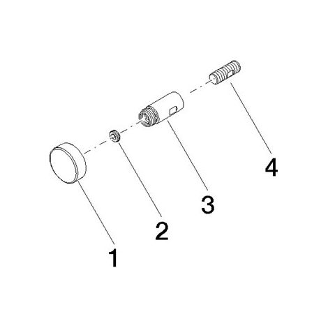 Dornbracht 90310913900-08 tige d'entraînement pour changement pièces de rechange