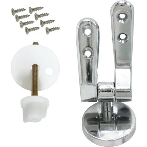 Cerniere Per Fissaggio Sedili Wc Cromate Viti Inox Corta