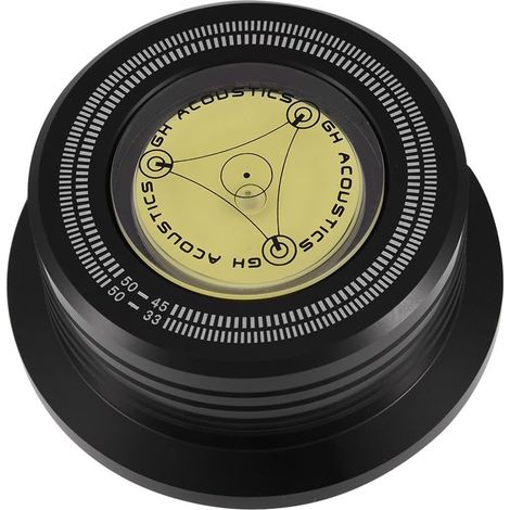 Pince Plaque LP Disc Stabilizer Plaque Tournante pour Vibrations Ausgeglichen Disque Coussin Poids Bride de Stabilisateur d'Enregistrement de Disque 50Hz (Noir) (1/5)