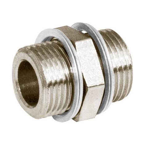 RACCORD BSP MAMELON DOUBLE FILETAGE NORGREN 160202828 (1/2)