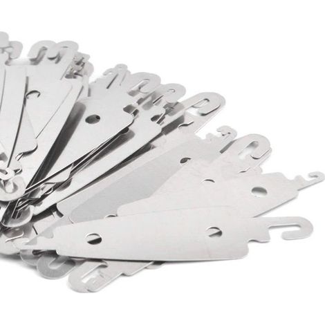 Set of 50 needle threader to sew stainless steel (1/4)
