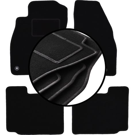 Set completo di tappetini in velluto per: Opel Adam hatchback (2012-)