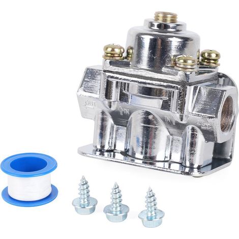 Automotive modification parts 3/8 zinc alloy carburetor fuel valve 12-804 fuel pressure regulator 12-803 - -12-803 (1/4)