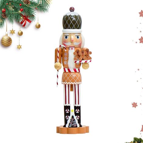 Sujets De Noël en D'épices Figurines poupées festives de Saison Figurines de d'épices de Noël Ornement Décoratif Pour Bureau Table Étagères Entrée Armoires Rebords (1/5)