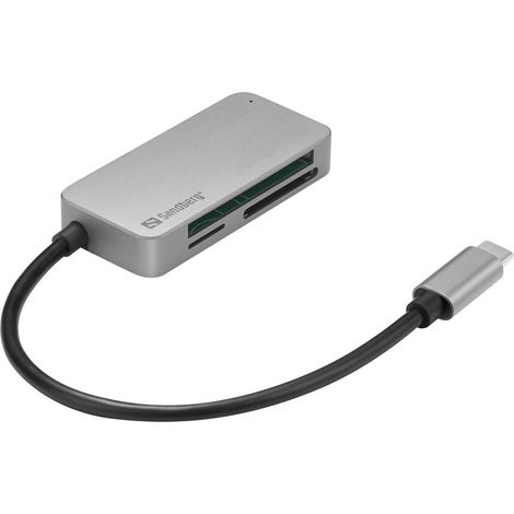 Sandberg USB-C Multi Card Reader Pro, 136-38 (1/2)