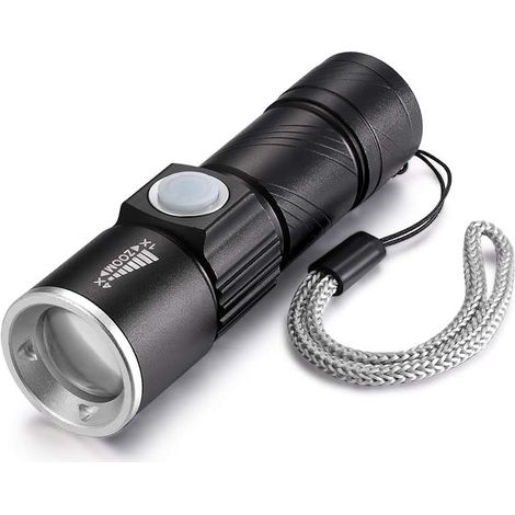 Über USB wiederaufladbare UV-Taschenlampe, UV-395-nm-LED-Taschenlampe, mit Clip, wasserabweisend, Erkennung von Haustierkleidung/Notfall, Tierurin