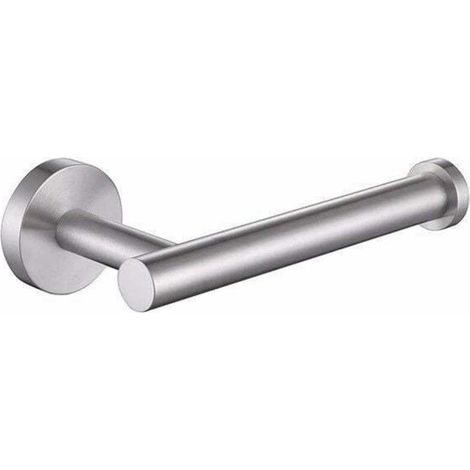 Wall-mounted toilet paper holder, toilet paper holder made of 304 stainless steel with polished surface, color silver MUMU (1/4)
