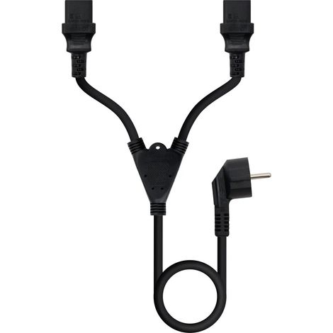 Cable Alimentation Schuko A 2x C13 3m Nanocable 10.22.0100-l300