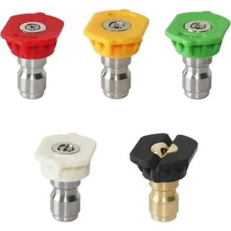 Paquete de 2 x 10 boquillas, punta plana, chorro recto y espuma para pulverizadores PRO y BACKPACK. (1/3)