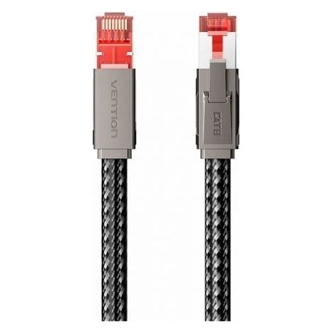 Cable de Red RJ45 SFTP Vention IKMHG Cat.8/ Gaming/ 1.5m/ Gris
