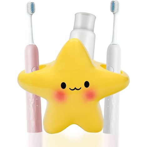 Zahnbürstenhalter, multifunktionale Aufbewahrungsbox, Make-up-Pinselhalter, Badezimmerdekoration (1/3)