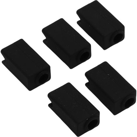Lot de 5 chaussettes en silicone compatibles avec le bloc chauffant de l'imprimante 3D Elegoo Centauri Carbon : protection thermique contre la chaleur et la poussière, résistantes à la chaleur et à la (1/5)