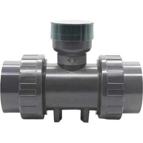 Débitmètre d'eau numérique en PVC, avec écran LCD, Sortie RS485, capteur de Tuyau résistant aux acides et aux alcalins, for l'irrigation(ZJPVC-LCD-DN50) (1/3)