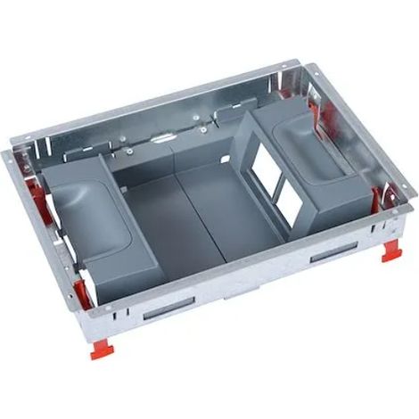 Legrand 088023 Kit de soporte para caja de suelo estándar para tomas de corriente verticales de 2 filas y 4 módulos