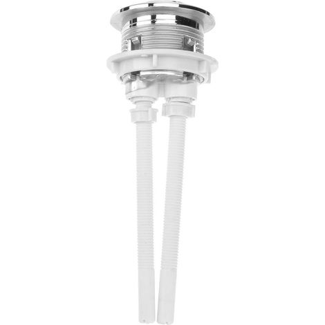 Bouton-poussoir 38mm Double Chasse, Argenté, Abs (1/5)