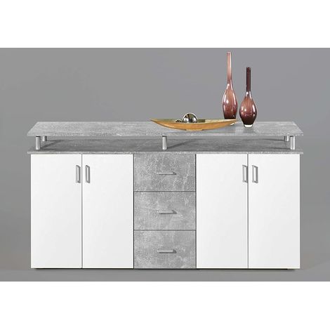 Lift Legno laminato - Bianco / grigio (1/5)