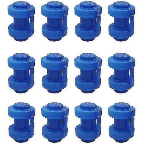 Capuchons de fixation de filet de trampoline 25 mm, 12 pièces - pour poteaux (1/5)