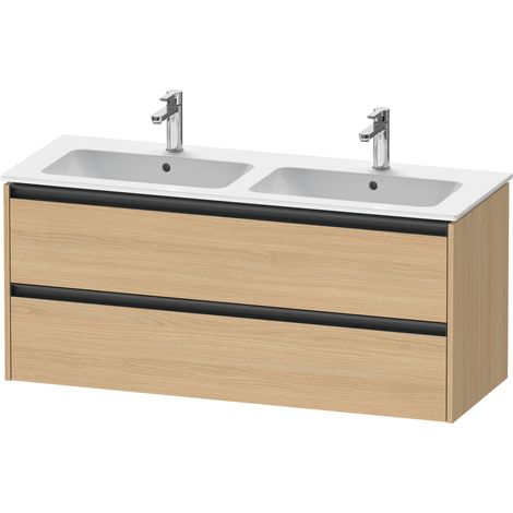 Duravit Ketho.2 meuble sous-lavabo, 1280x550x480mm, pour ME by