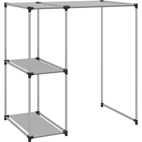 Estantería sobre lavadora hierro gris 87x55x90,5 cm vidaXL