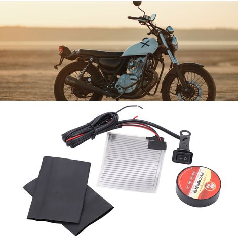 Poignées chauffantes universelles pour moto - Kit de chauffage électrique pour guidon, 12V - Installation facile