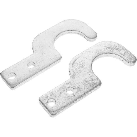Lot de 2 crochets de fixation robustes pour échafaudages, pinces de fixation pour marches d'échafaudage, supports de support renforcés pour une plateforme sécurisée (accessoires XKS)