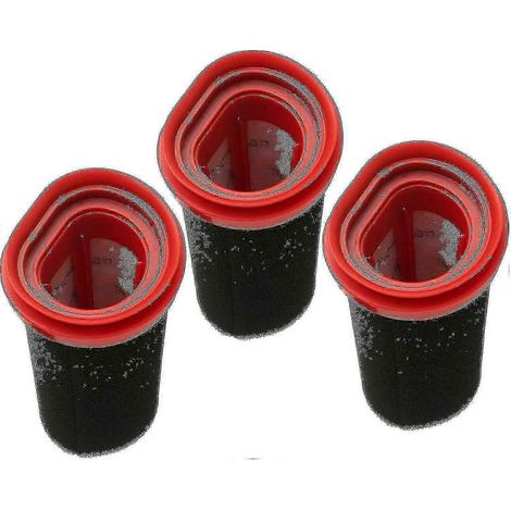 Lot de 3 filtres 25,2 V/21,6 V pour aspirateur sans fil Bosch Flexxo Série 4 (1/4)