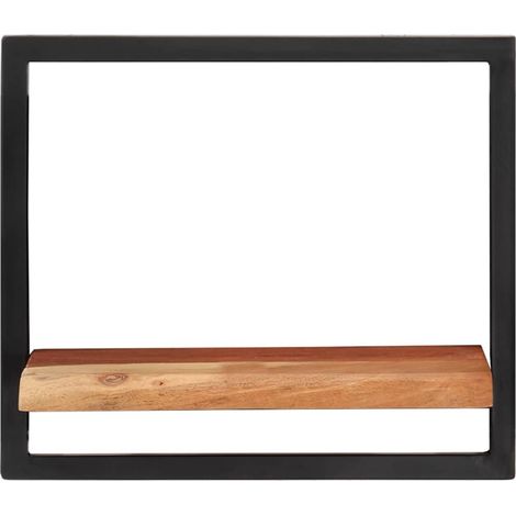 Maison Exclusive - Wandregale 2 Stk. 40x24x35 cm Massivholz Akazi (1/5)